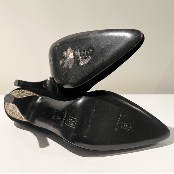 BRUNO MAGLI Black Suede Pumps - Picture 9 of 10